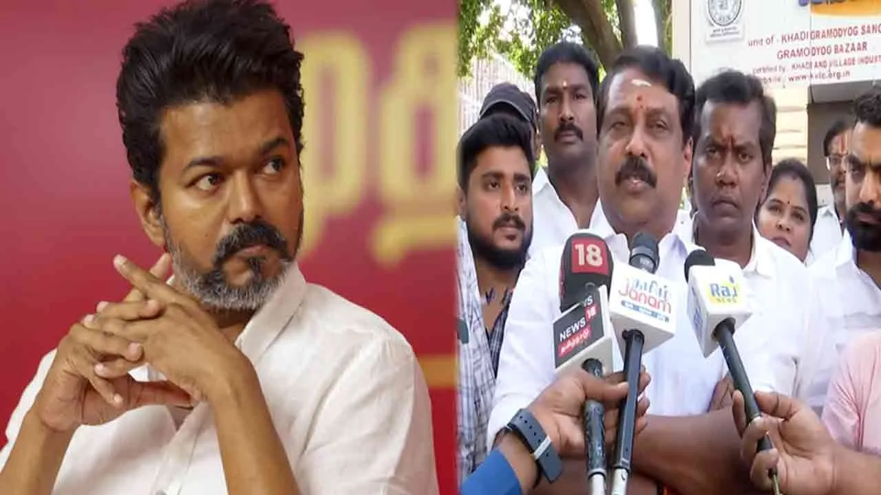  Nayinar Nagendran answered source says BJP alliance with Vijay? 