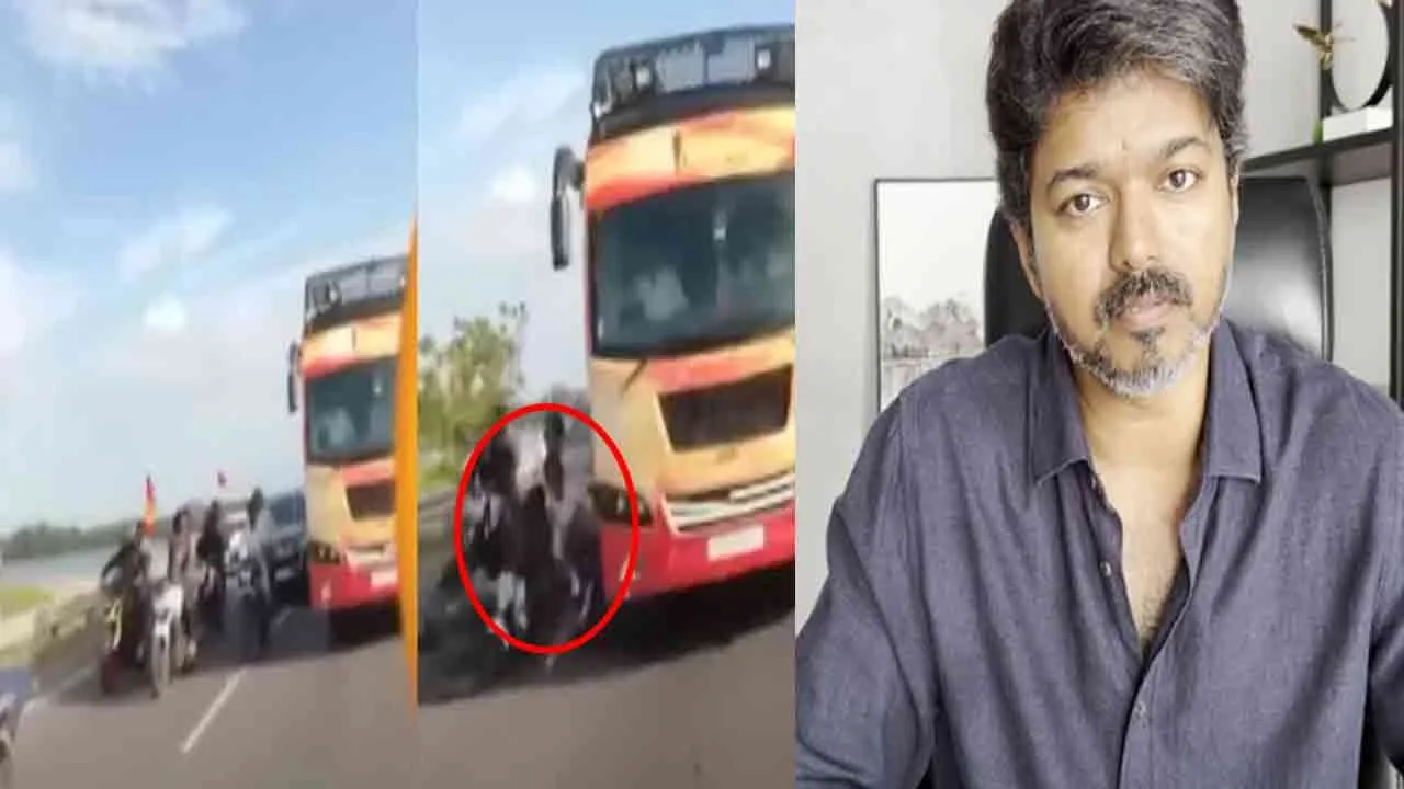  Police have registered a case against the driver of Vijay's campaign vehicle 