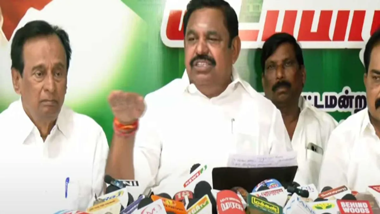  Why hasn't the investigation into the kidney scam case begun yet? - Edappadi Palaniswami questions Photograph: (admk) 
