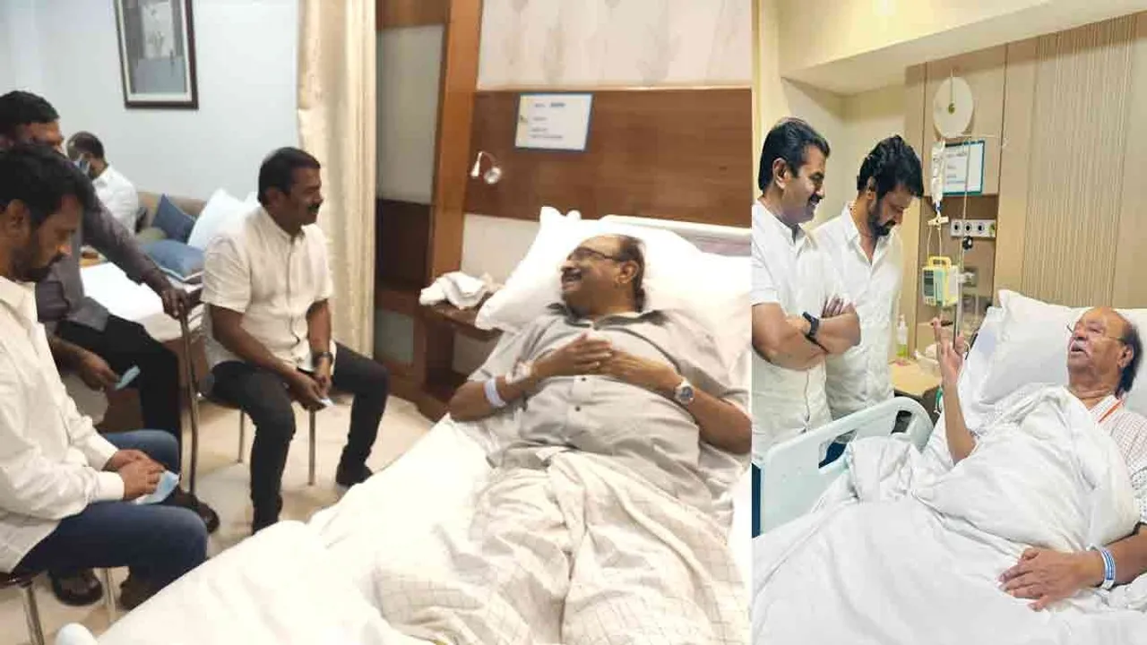  Seeman personally inquired about the well-being of Vaiko and Ramadoss Photograph: (seeman) 