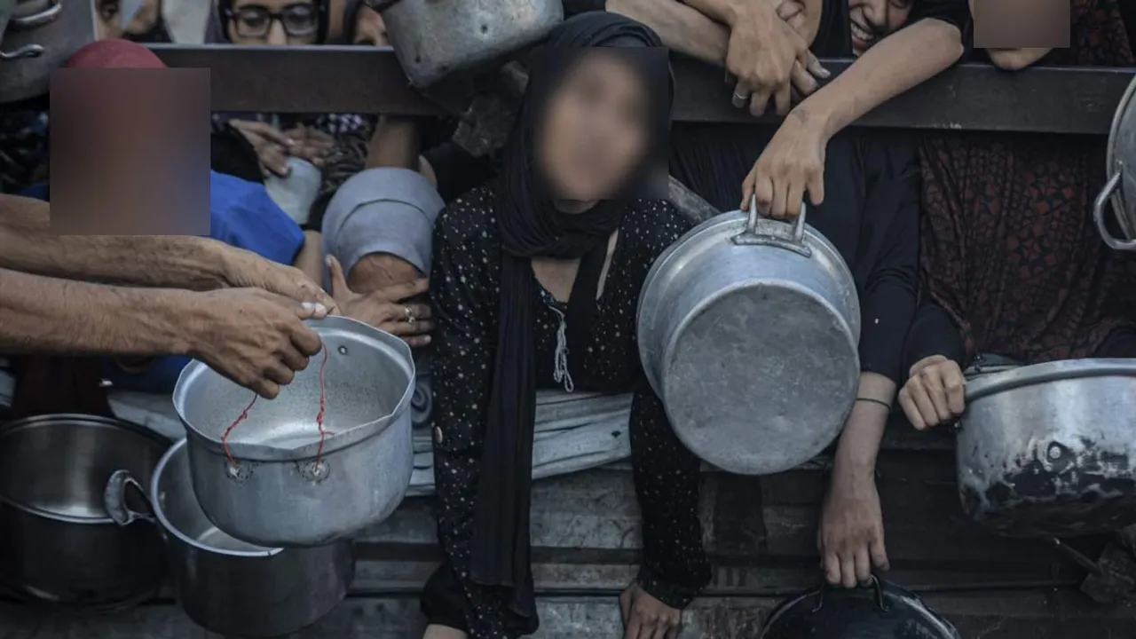  'Do you want food?' Gaza women fall prey to hunger Photograph: (gaza) 