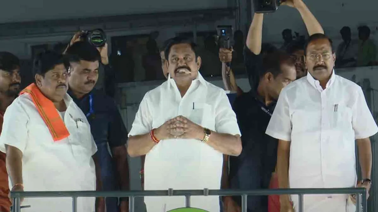 Drug trafficking is rampant under DMK rule! -EPS Kattam Photograph: (admk) 