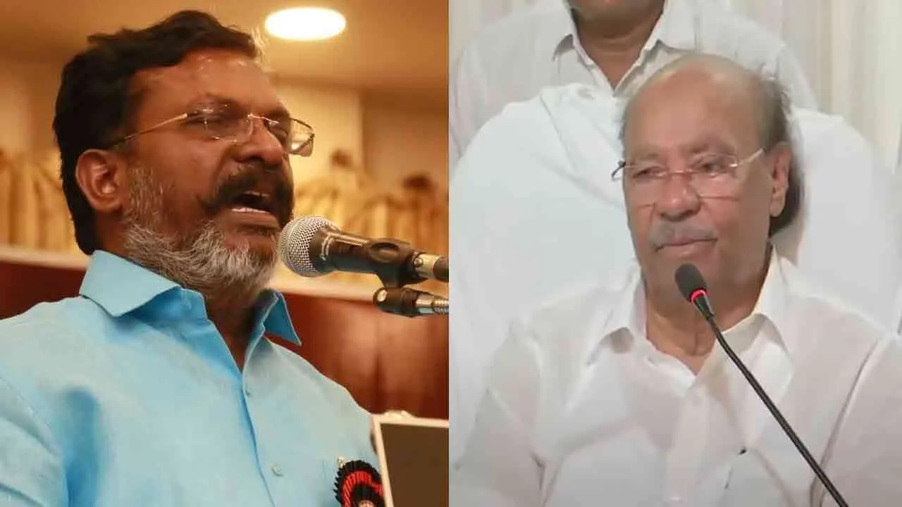  ராமதாஸிடம், தொல். திருமாவளவன் எம்.பி. நலம் விசாரிப்பு!