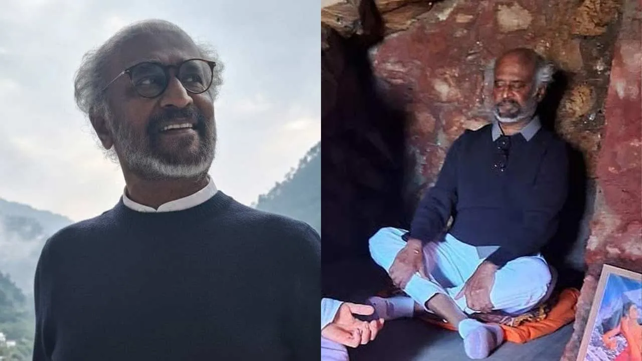  பாபாஜி குகையில் ரஜினிகாந்த் தியானம்