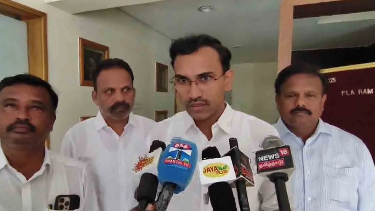  Tvk Arunraj said No one has accused Vijay in Karur at stampede incident 