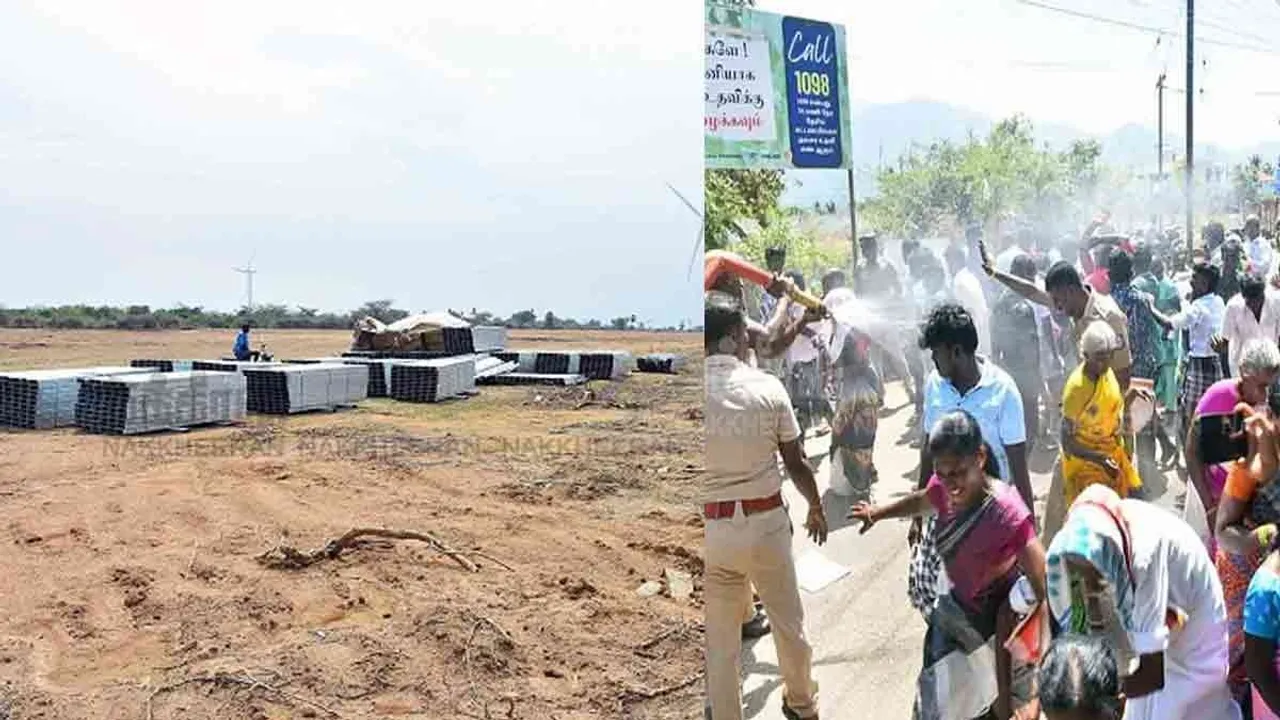  A plan to package a farming village? - Shocking action by farmers in the style of the film 'Kaththi' Photograph: (thenkasi) 