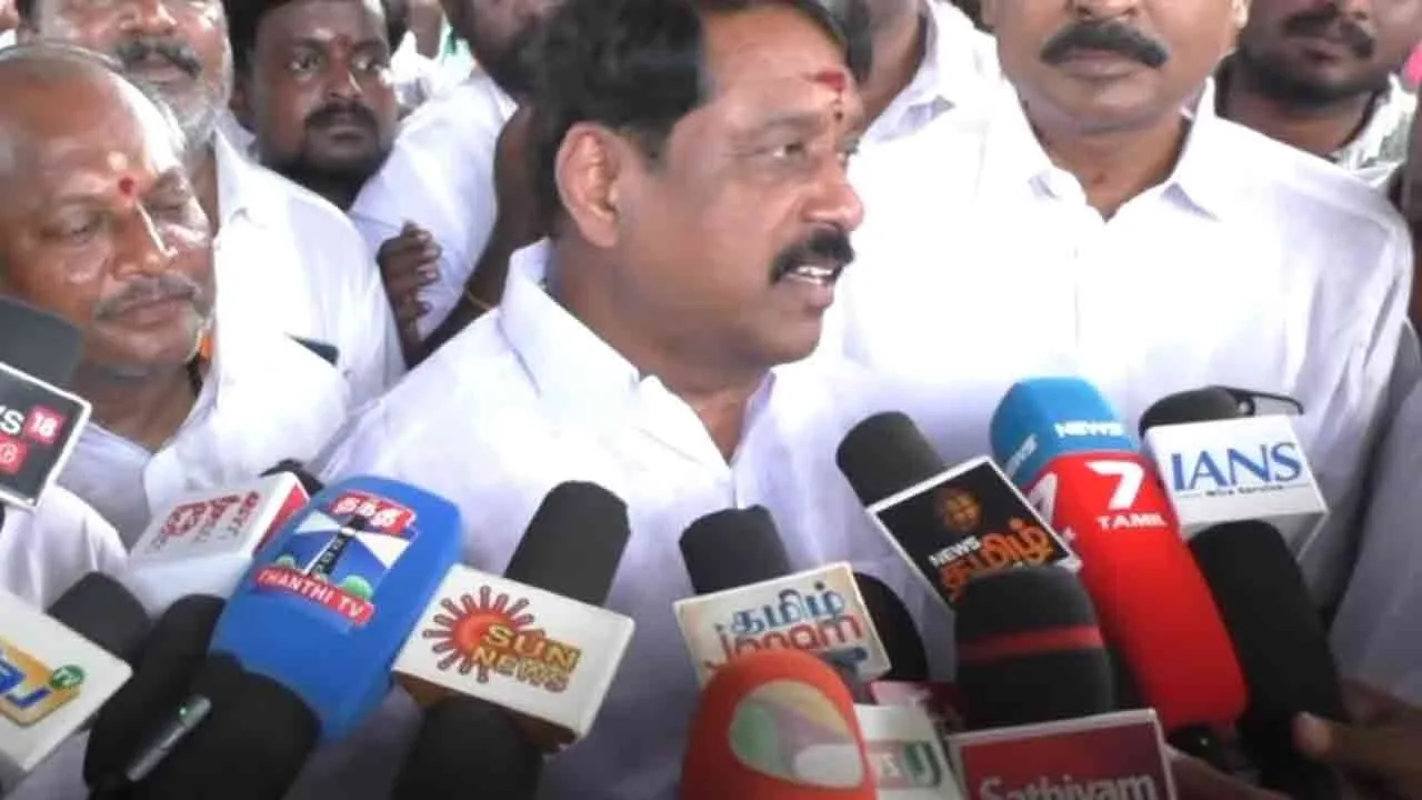  'Then vck thiruma should join the our alliance, ' - Nainar Nagendran interview Photograph: (bjp) 