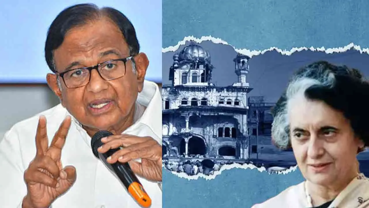  'Operation Blue Star' wrong move - P. Chidambaram's comment creates stir Photograph: (congress) 