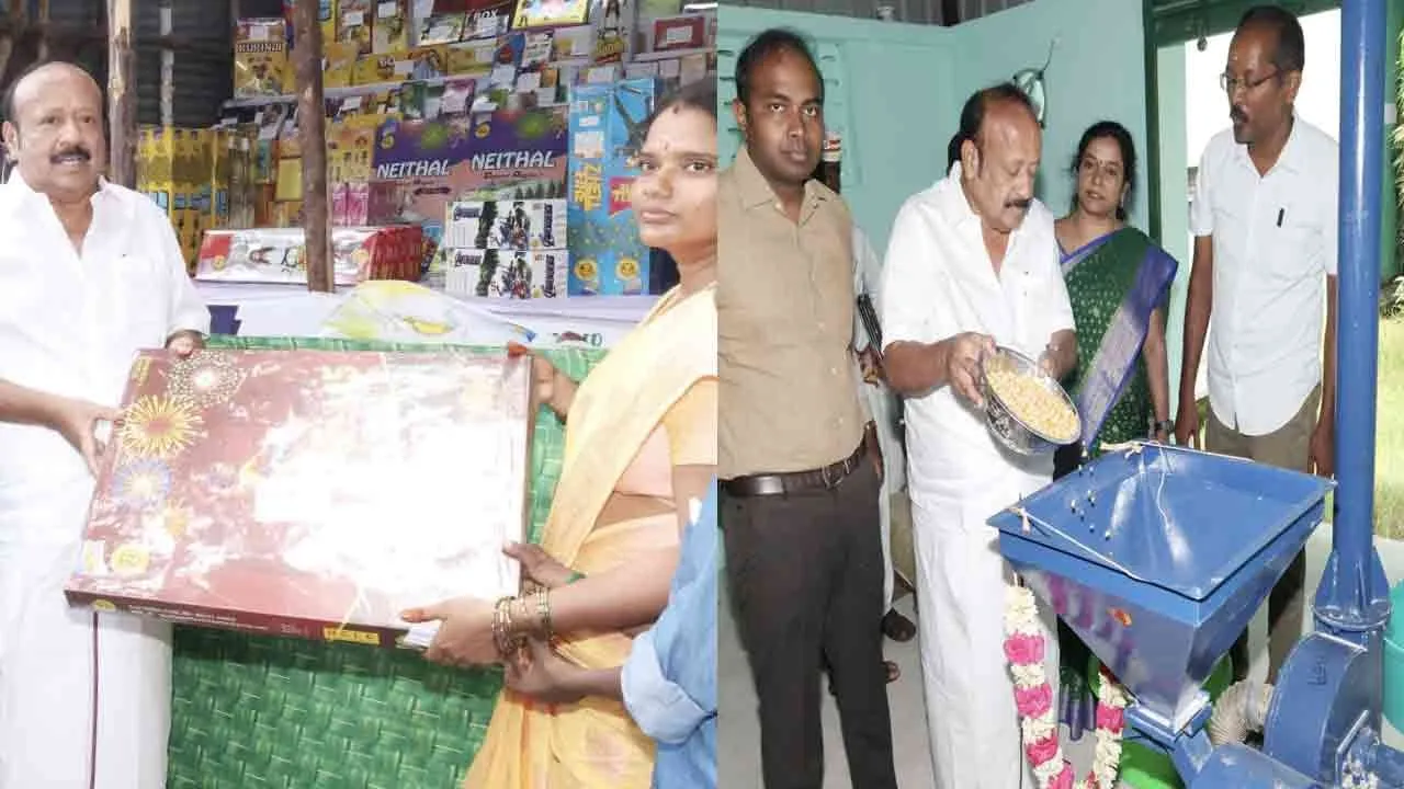  Feed manufacturing factory inaugurated by Minister MRK Panneerselvam Photograph: (mrk) 