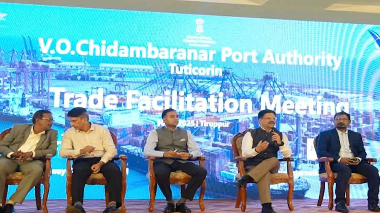 A milestone in Tamil Nadu's export trade - Consultation held by VOC Ports Association Photograph: (thirupur) 