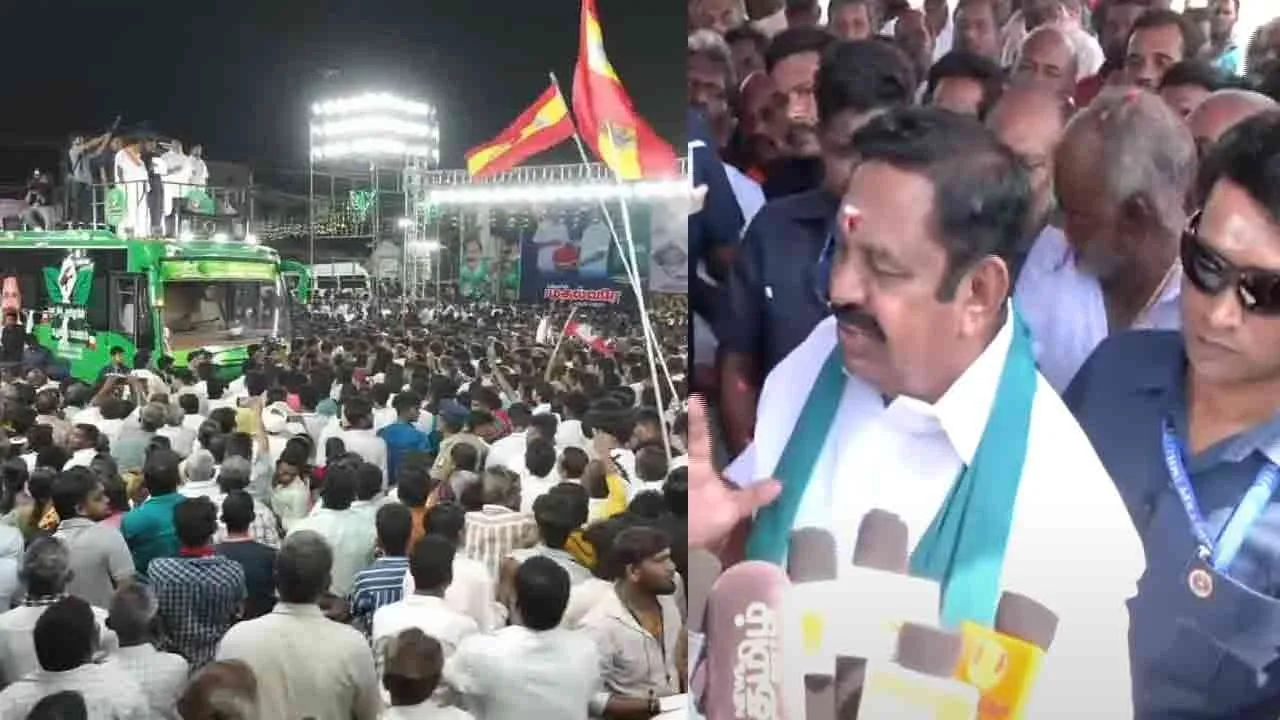  “த.வெ.க.வினர் ஆர்வத்தோடு, விருப்பப்பட்டு வந்து ஆதரவு கொடுக்கிறார்கள்” - இ.பி.எஸ். பேட்டி!