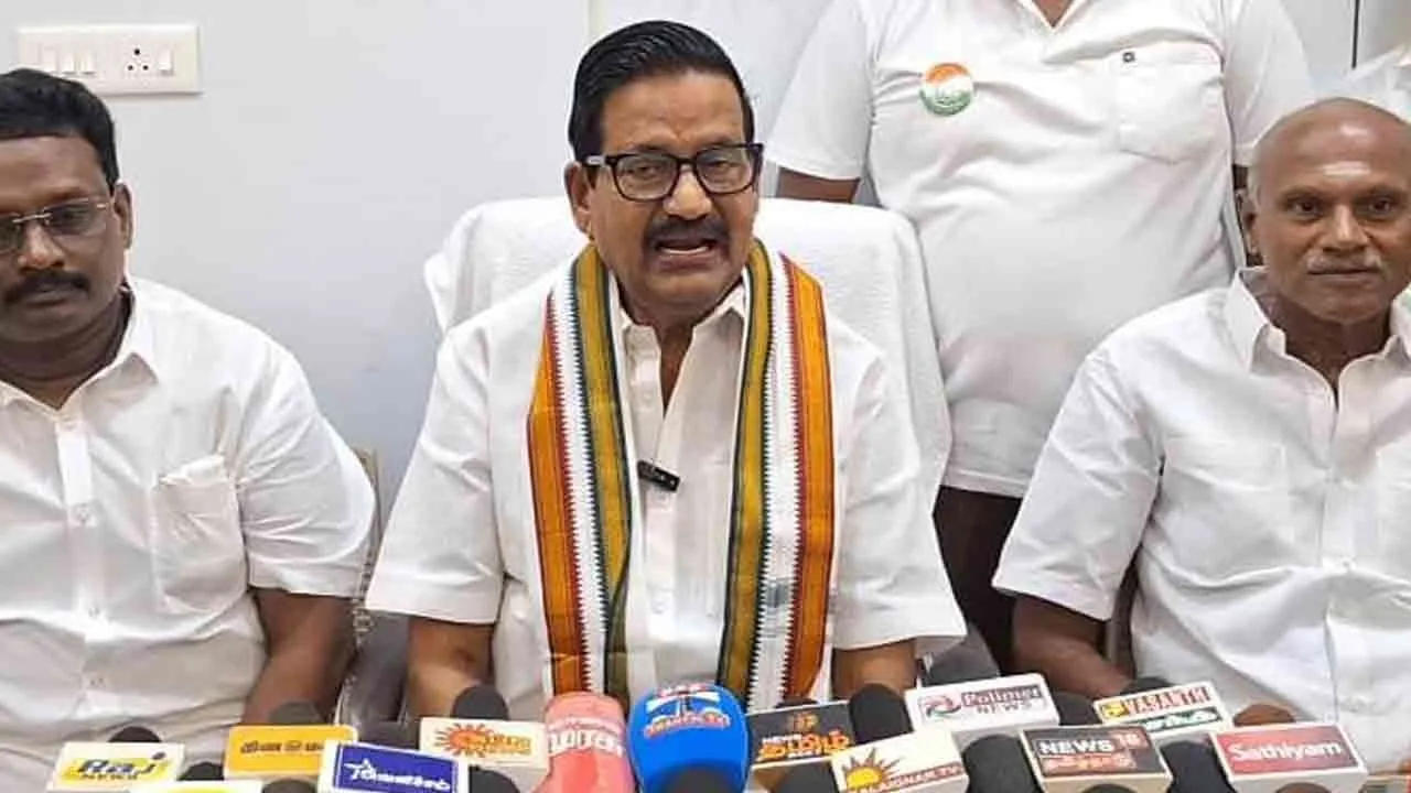  “திருமாவளவனை பாஜக நசுக்க முயற்சிக்கிறது” - கே.எஸ்.அழகிரி கண்டனம்