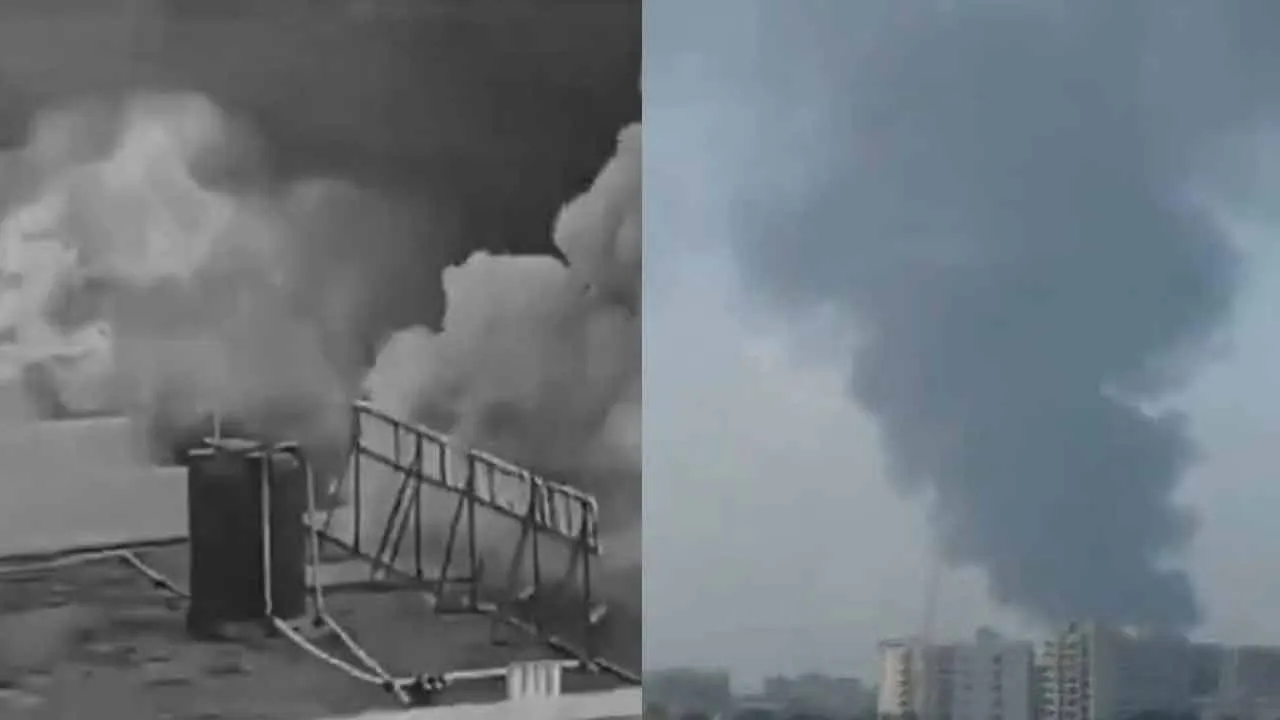 A sudden accident broke out at the airport  in Bangladesh 