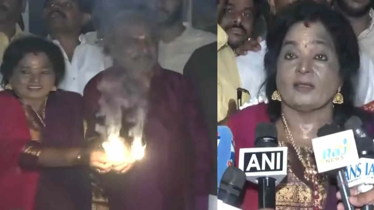  'The Chief Minister is making a historic mistake' - Tamilisai interview after Diwali celebrations Photograph: (bjp) 