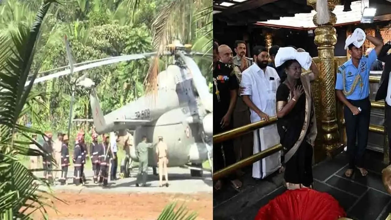  President's helicopter gets stuck in Kerala 