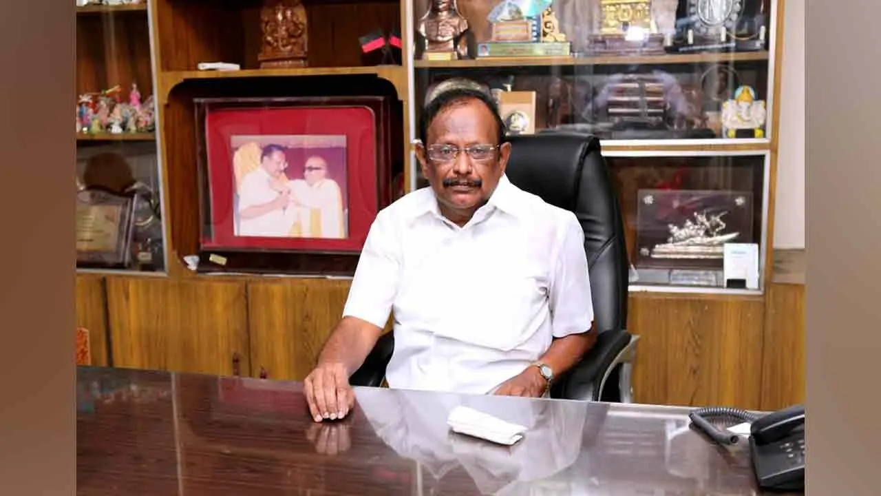  “இ.பி.எஸ். ஏதேதோ சொல்லிப் புலம்புகிறார்” - அமைச்சர் ரகுபதி விமர்சனம்!