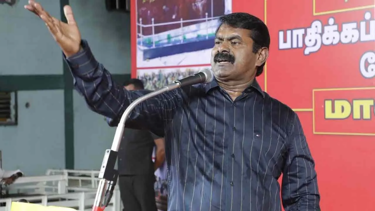  ஆந்திராவிலிருந்து அரிசி இறக்குமதி செய்வதுதான் திராவிட மாடலா? - சீமான் கேள்வி!