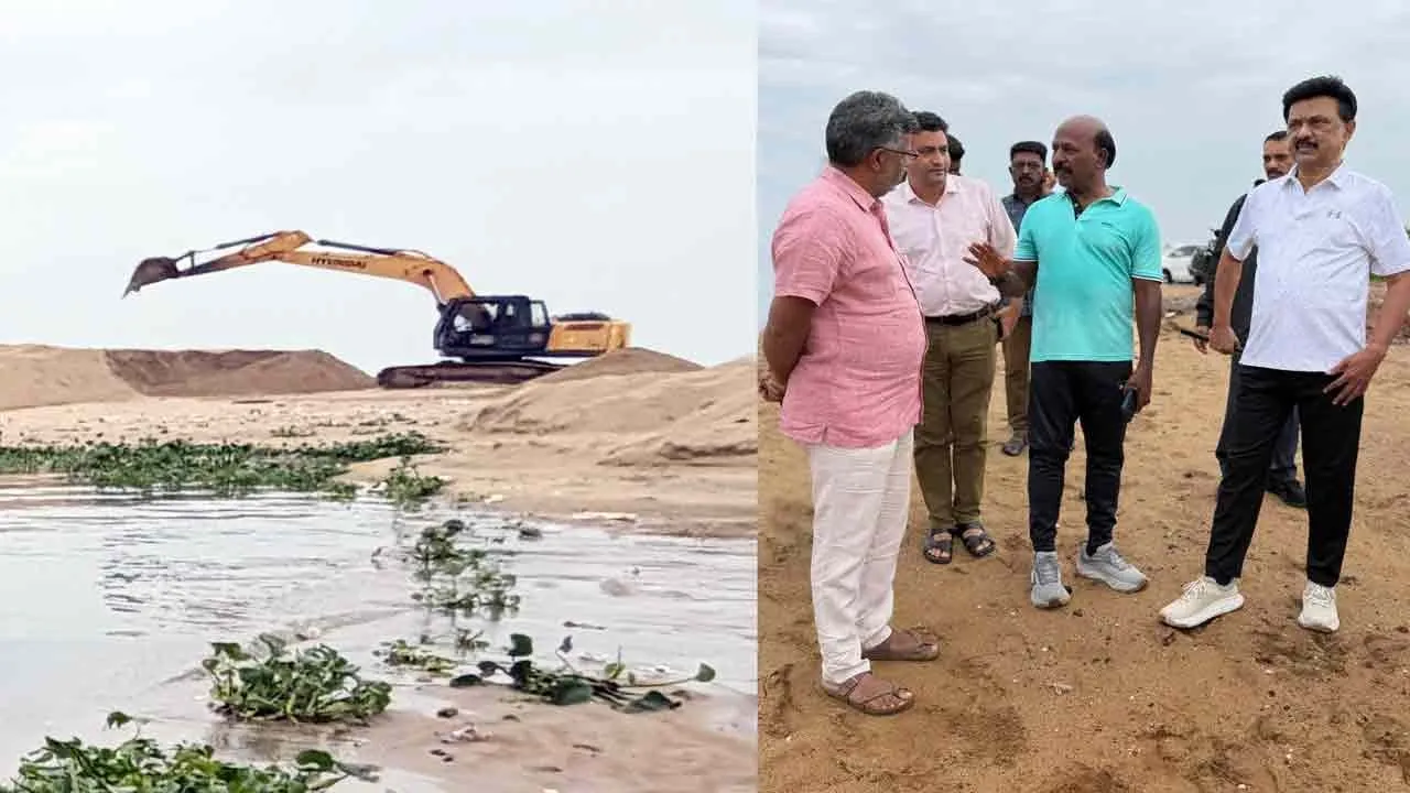  அடையாறு முகத்துவாரம் பகுதியில் முதல்வர் ஆய்வு; அலுவலர்களுக்கு முக்கிய உத்தரவு!
