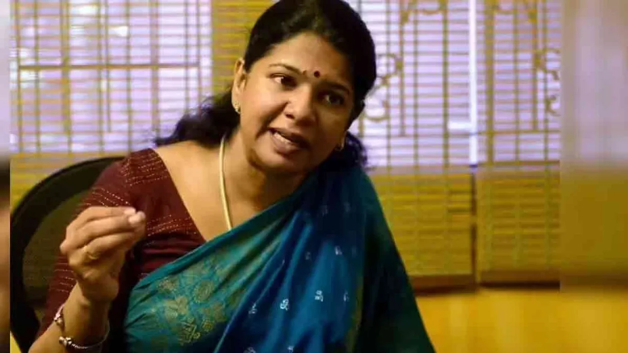  'Watching a movie doesn't mean I don't care about people' - Kanimozhi interview Photograph: (dmk) 