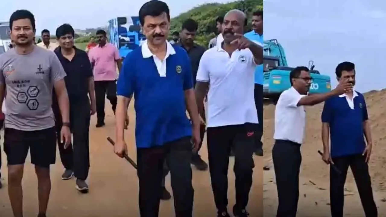  அடையாறு முகத்துவாரம் பகுதியில் முதல்வர் மு.க. ஸ்டாலின் மீண்டும் ஆய்வு!