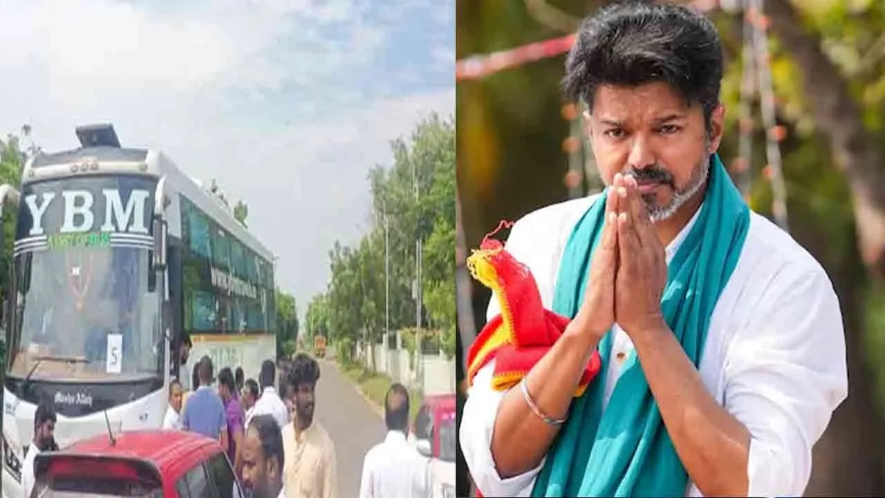  Vijay meets victims after 1 month karur stampede incident 