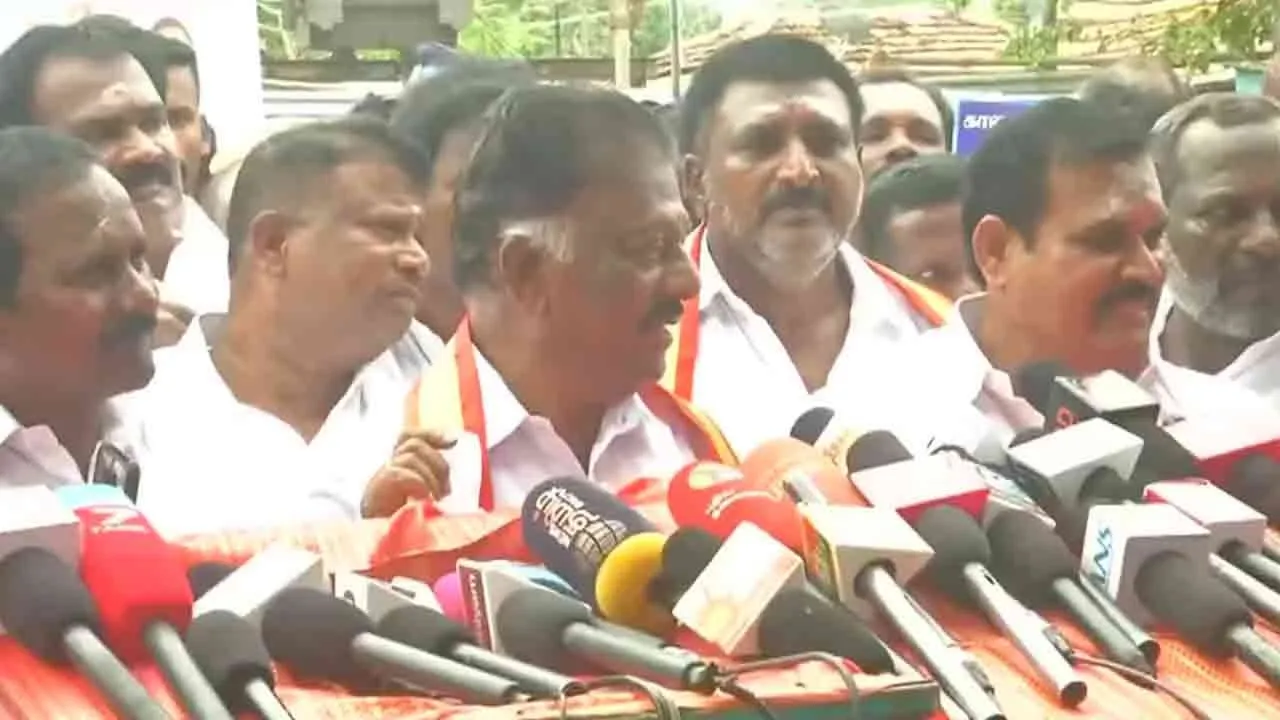  O. Panneerselvam said DMK has the only chance to form the next government 