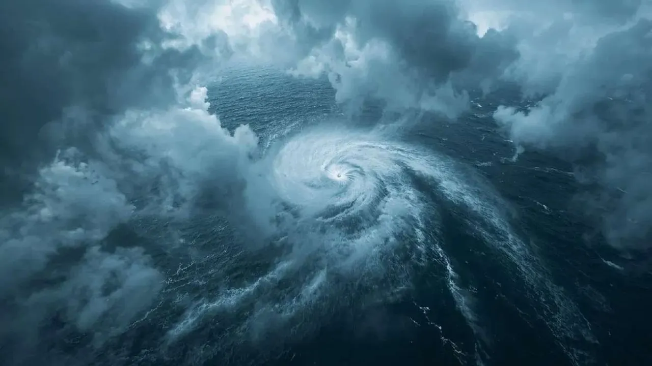  Cyclone 'Montha' begins to make landfall Photograph: (weather) 