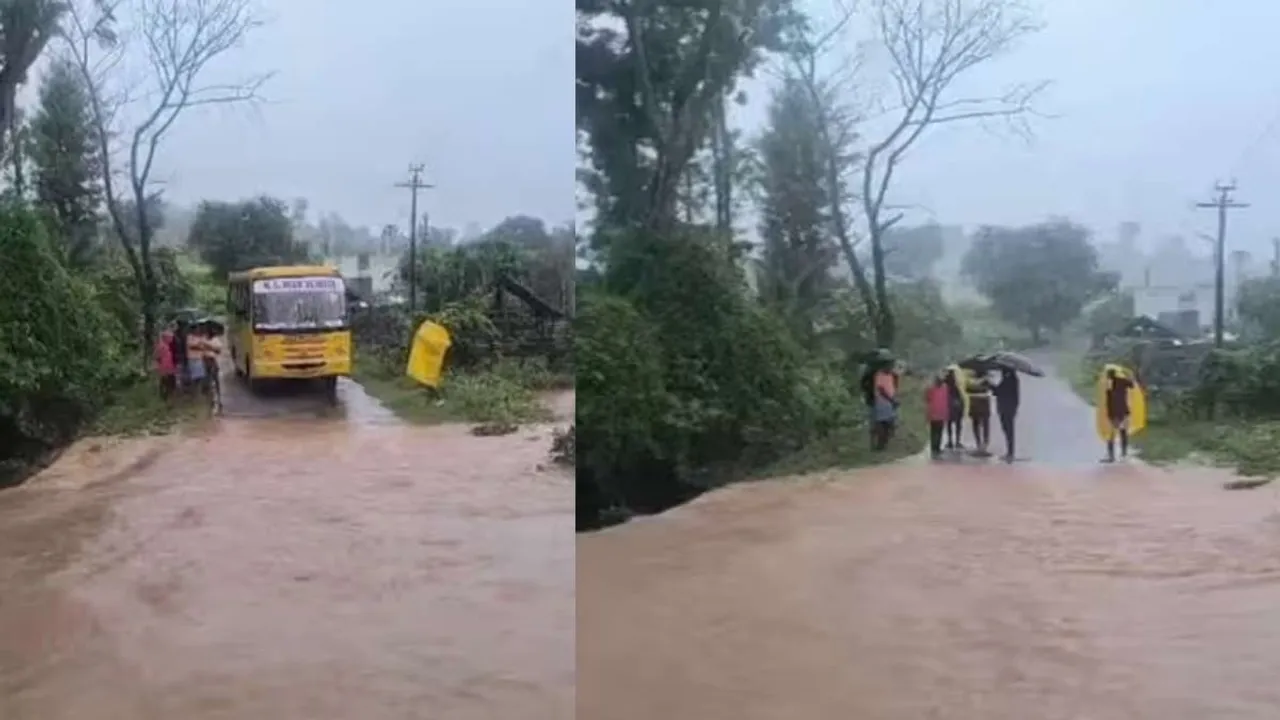  Land bridges washed away on Kunri Hill Photograph: (erode) 