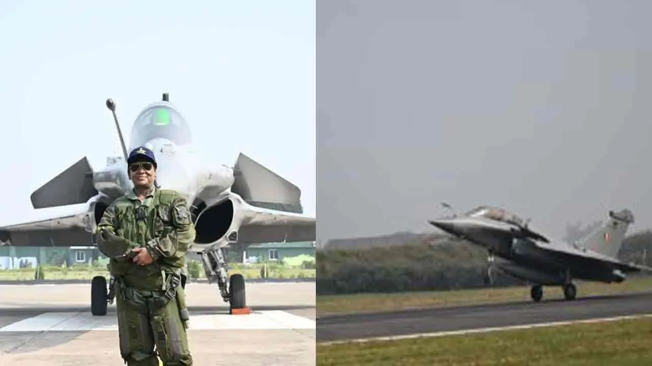  President droupadi Murmu creates historic record at Rafale jet flight 