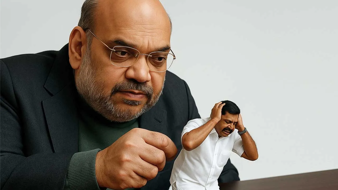  அதிரடி அமித்ஷா! அப்செட் எடப்பாடி!