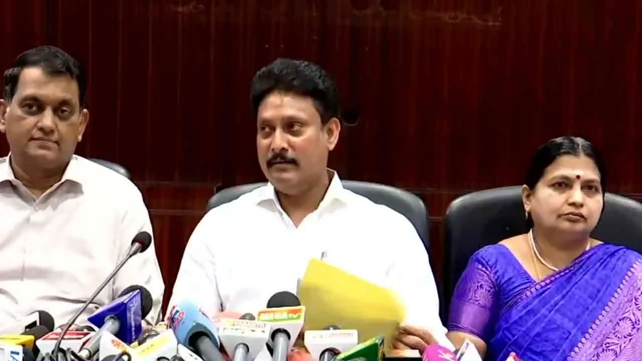  Minister Anbil Mahesh releases the public examination date schedule for class 10 and +2 