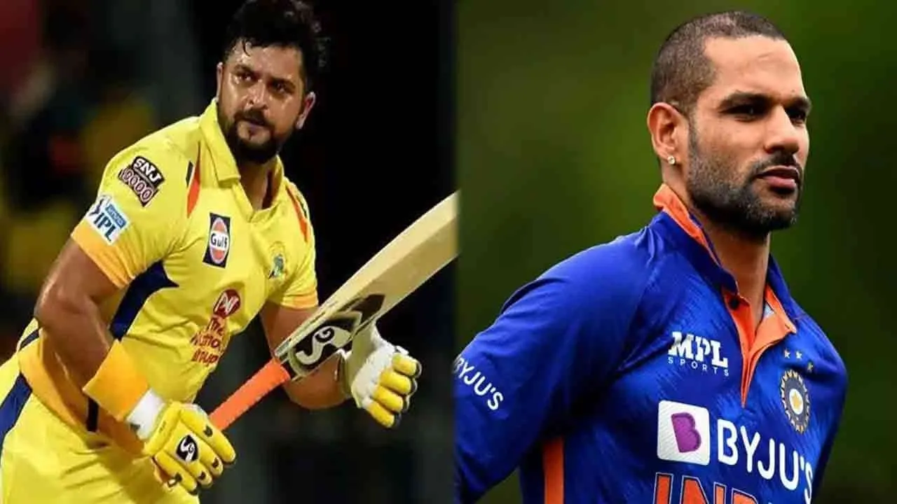  The Enforcement Directorate has frozen Suresh Raina and Shikhar Dhawan assets 