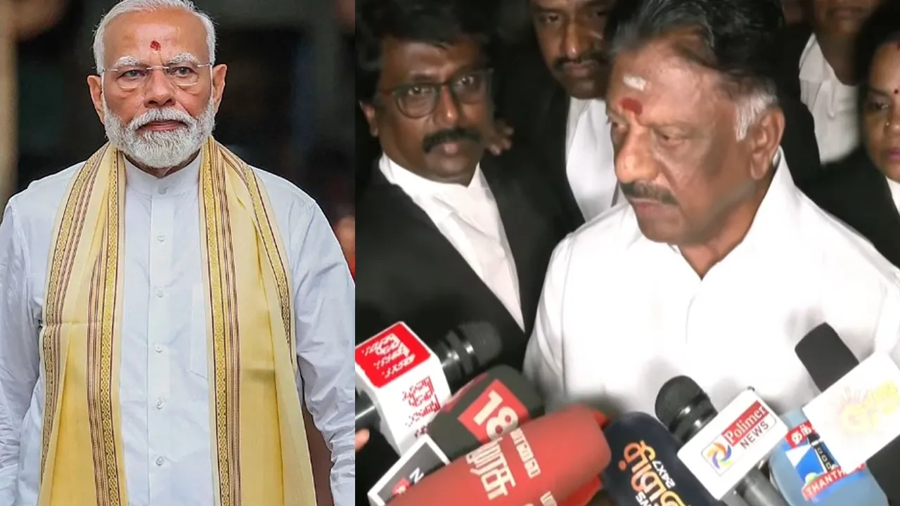  'That is Modi's wish' - OPS sensational interview Photograph: (ADMK) 