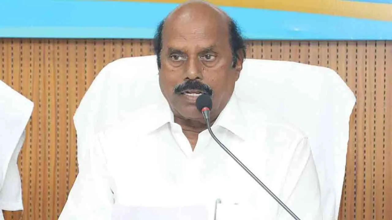  Minister E.V. Velu said It is natural for tarred roads to deteriorate during the rainy season 