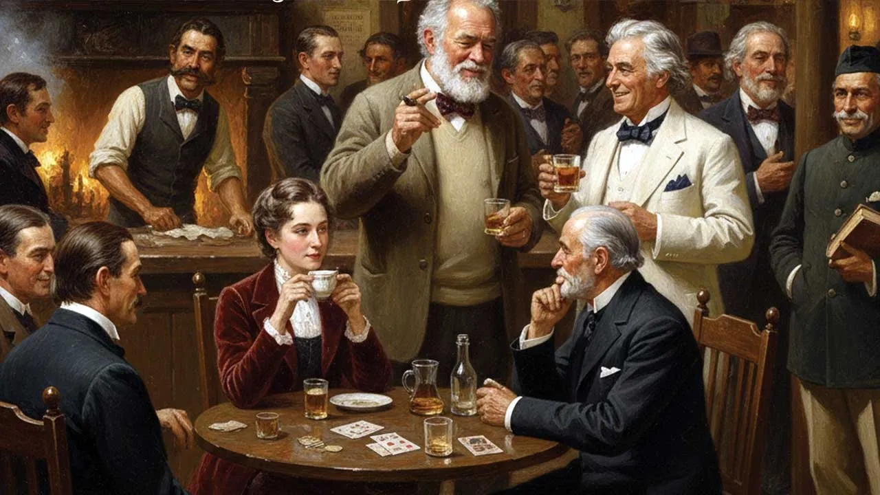  எழுத்தாளர்களின் மதுக்கூடம்! ஆங்கிலத்தை ரஸ்கின் பாண்ட்  தமிழில் : சுரா