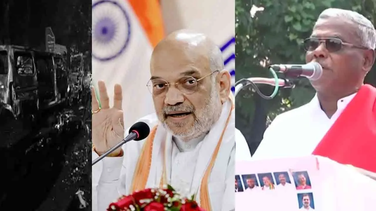  “இதற்கு உள்துறை அமைச்சர் பொறுப்பேற்க வேண்டும்” - பெ. சண்முகம் பேச்சு!