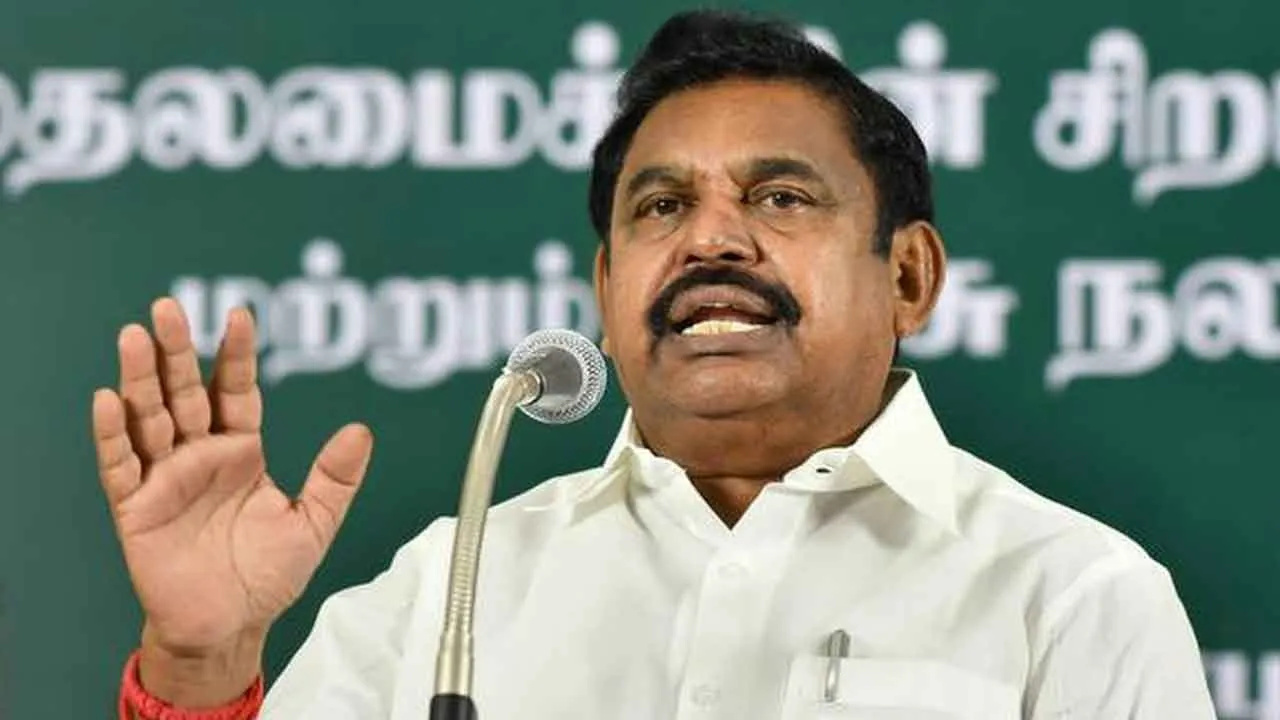  Edappadi palaniswami told DMK government provide necessary assistance to families all fishermen 