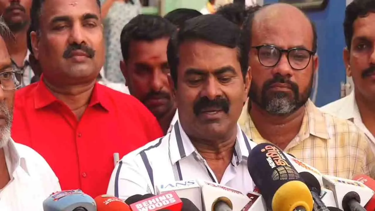  Seeman questioned Why did the DMK, which opposes the SIR, announce the consultation number? 
