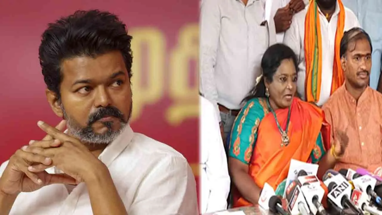  Tamilisai Soundararajan request TVK leader vijay dont aganist SIR 