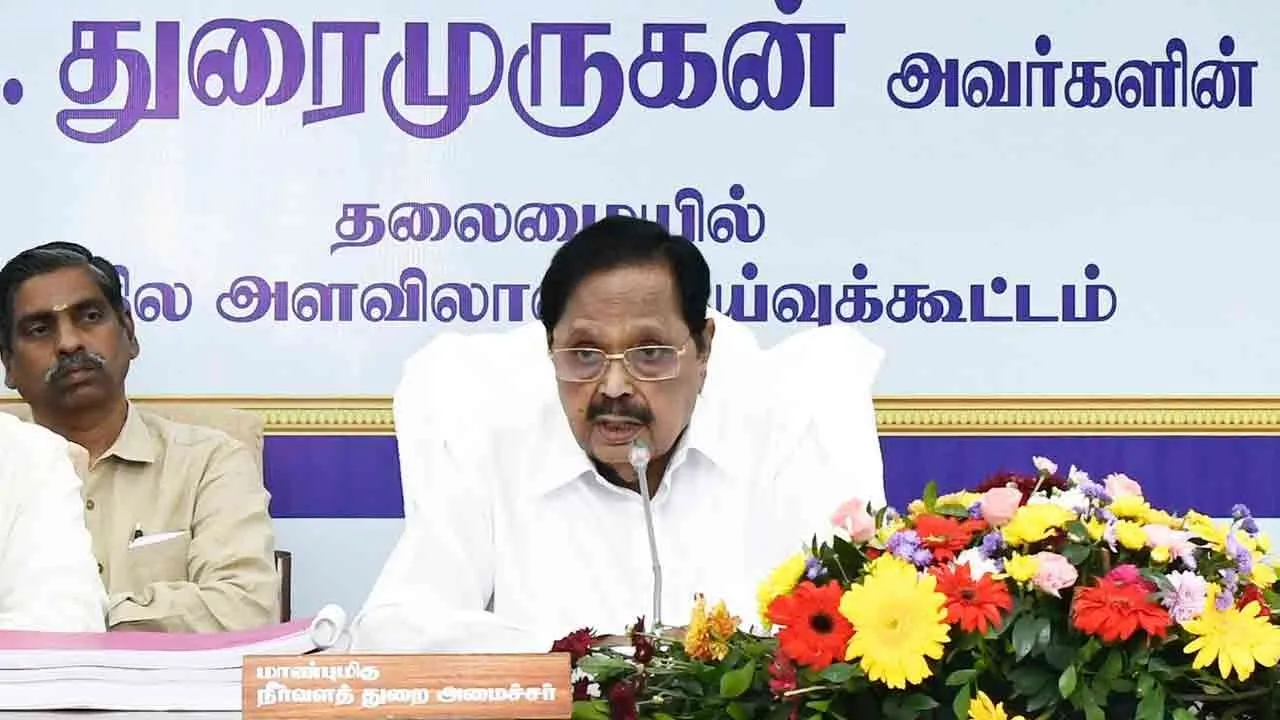  மேகதாது அணை விவகாரம் : “எள்ளளவும் உண்மை இல்லை” - அமைச்சர் துரைமுருகன் திட்டவட்டம்!