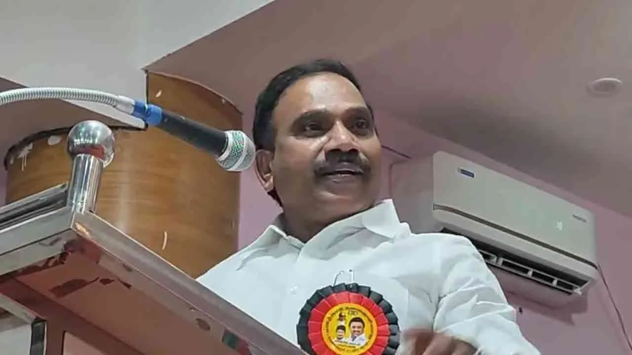  A.Rasa mp criticizes election commission for SIR 