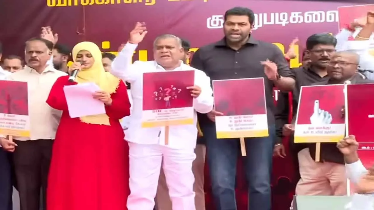  Police register case against TVK General Secretary N.anand 