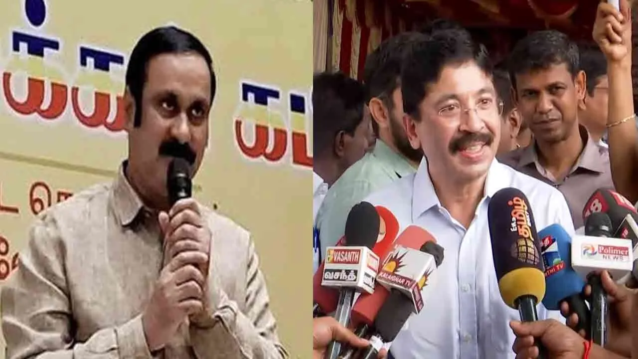  Dayanidhi Maran MP’s criticize anbumani 