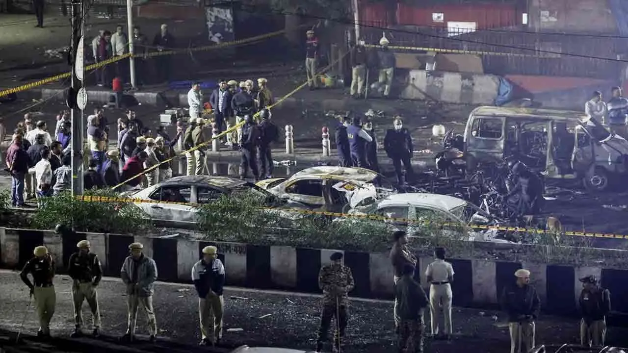  4 people arrested in action at Delhi car explosion 