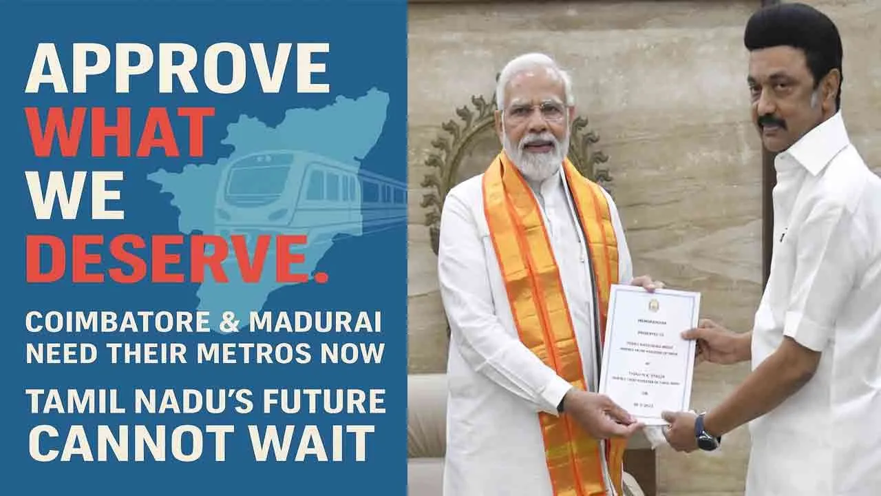  “தமிழ்நாட்டின் வளர்ச்சியே இந்தியாவின் வளர்ச்சி” - பிரதமருக்கு முதல்வர் கடிதம்!