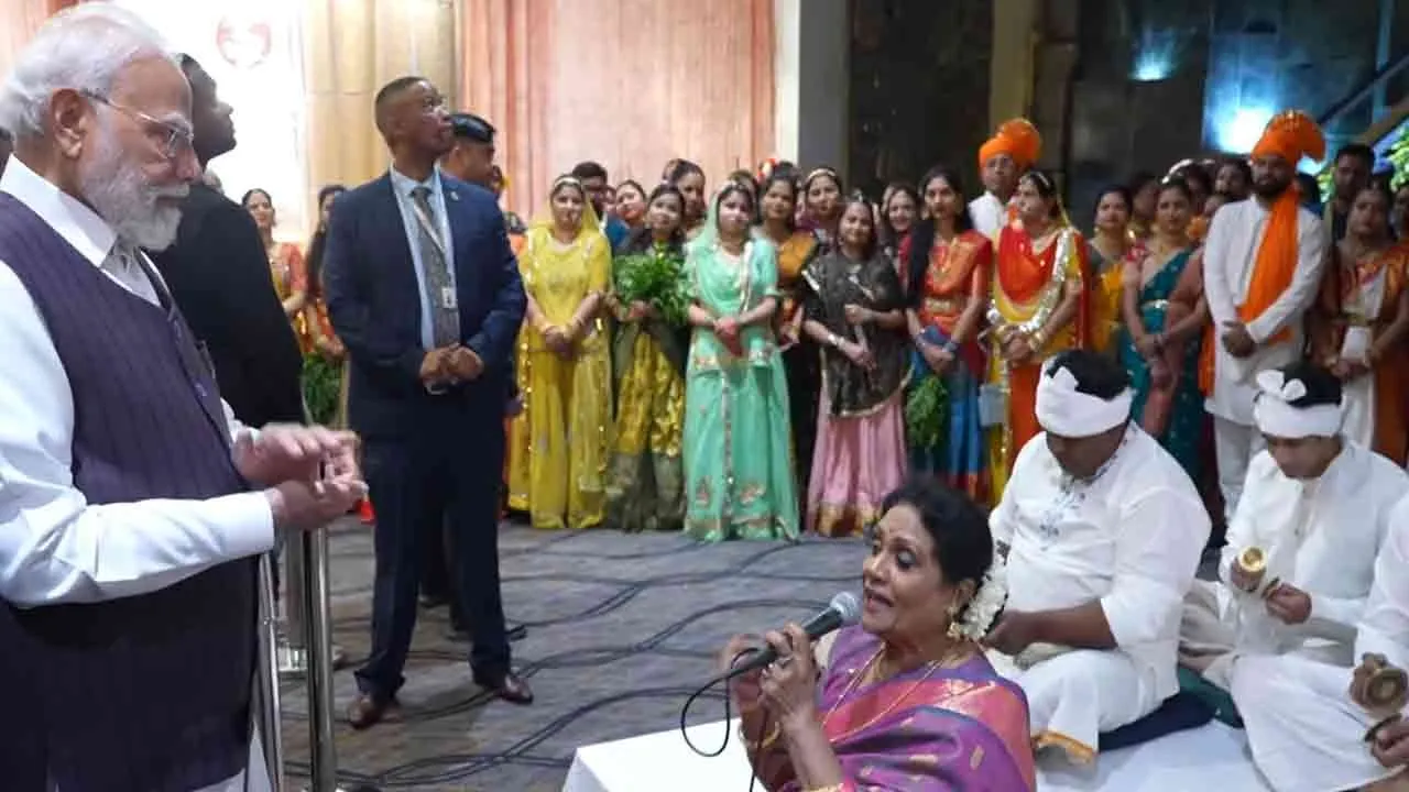  தென்னாப்பிரிக்காவில் ஒலித்த தமிழ் பாடல்; பிரதமர் மோடி பெருமிதம்!