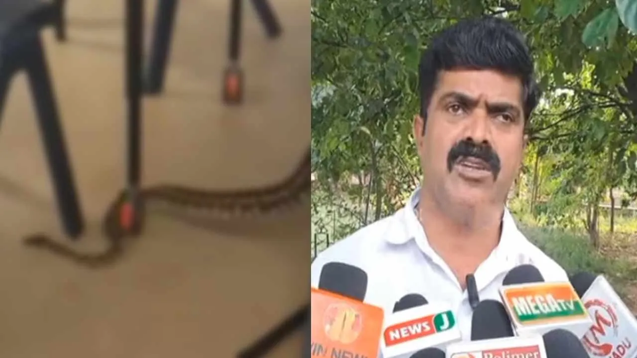  'Snake touched students in school classroom' - parents allege Photograph: (salem) 