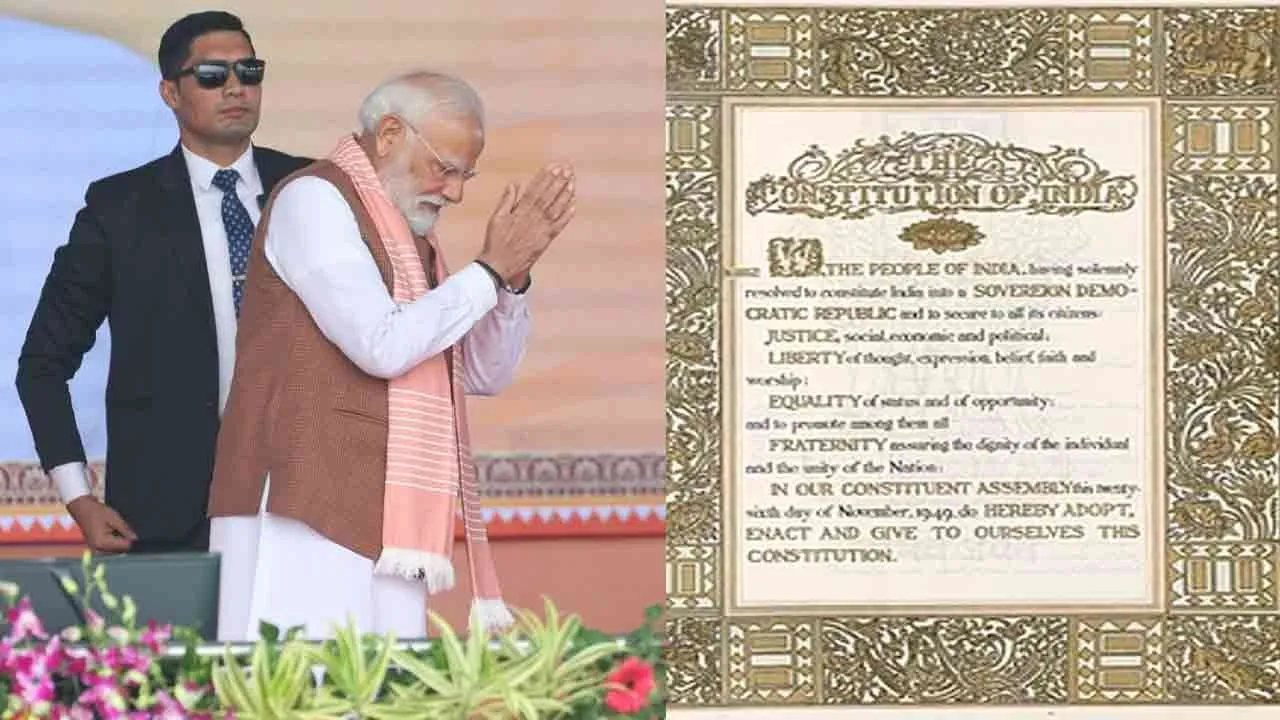  “நான் தலைமைப் பதவியில் சேவையாற்றுவது அரசியலமைப்பு சாசனத்தால் தான்” - பிரதமர்!