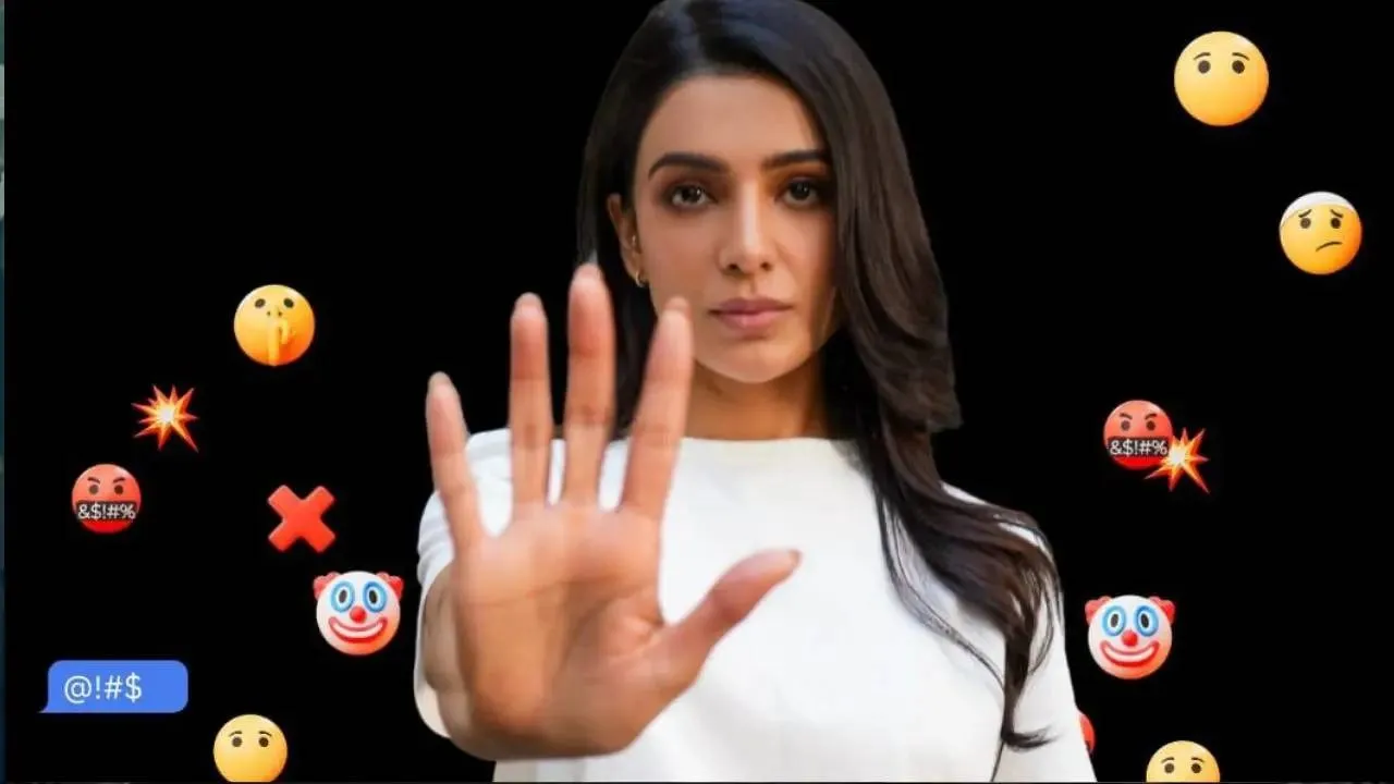  “வன்முறை இனி உடல் ரீதியாக மட்டும் நடக்காது” - பிரச்சாரத்தில் இணைந்த சமந்தா