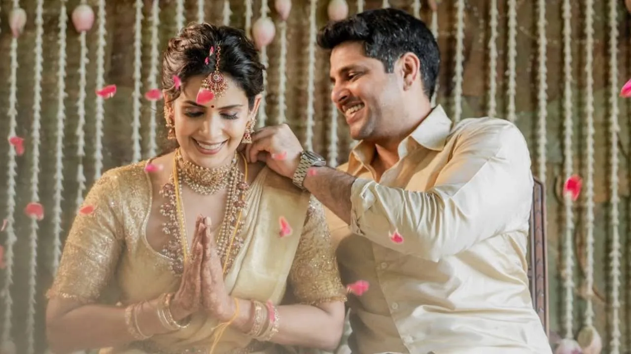  ‘மின்னல்வள கையிலிட்ட பெண்ணழகே...’; சம்யுக்தா - அனிருதா ஸ்ரீகாந்த் திருமண க்ளிக்ஸ்